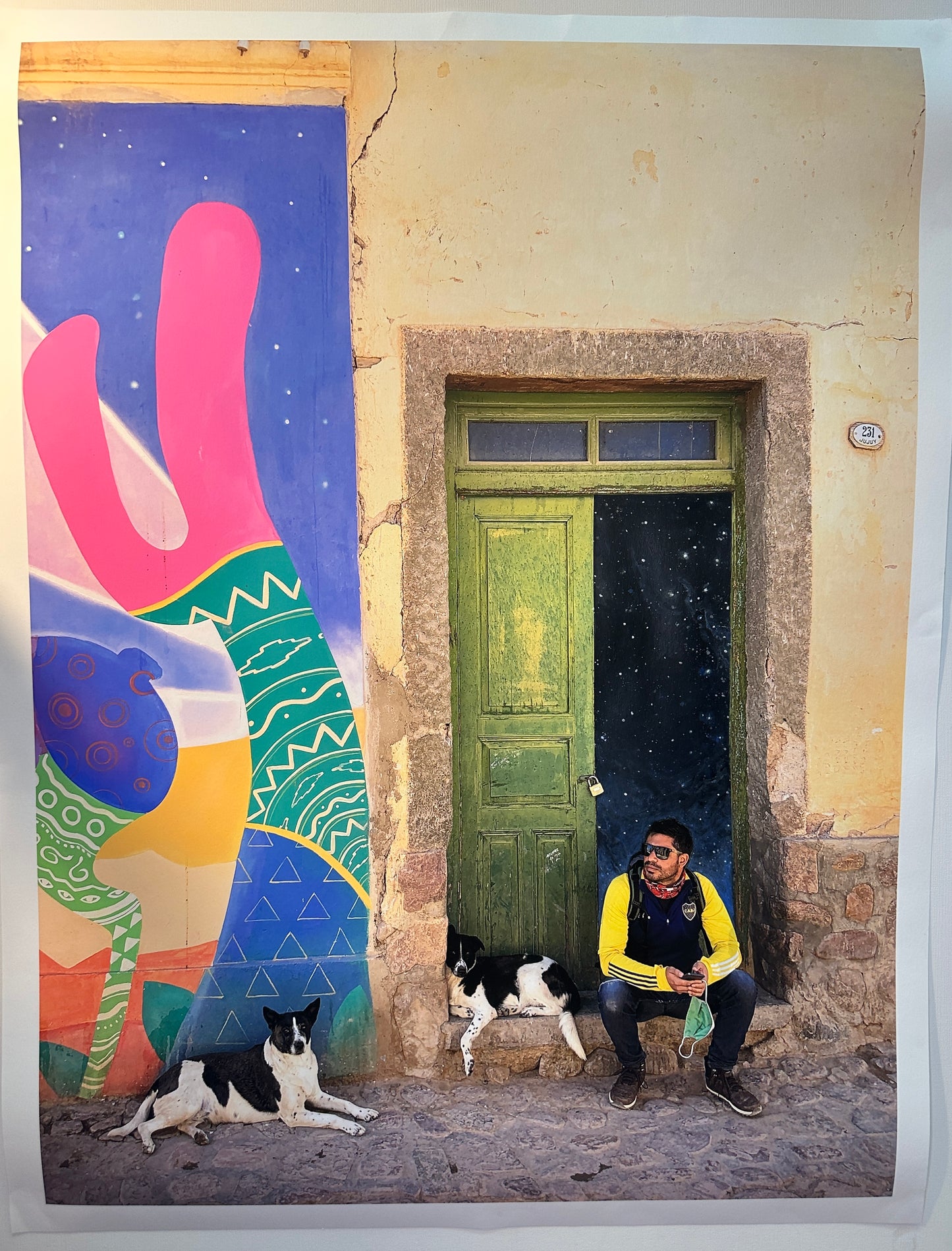 Portal: Los Perritos (Photo-painting Print)