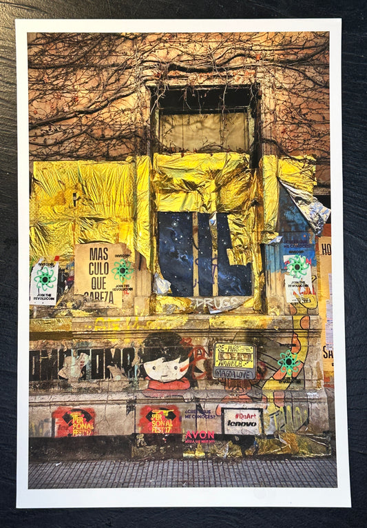 Portal: Dash of Gold (Photo-painting Print)